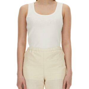 Discover the authentic Moncler women's TOPS WITH LOGO in White