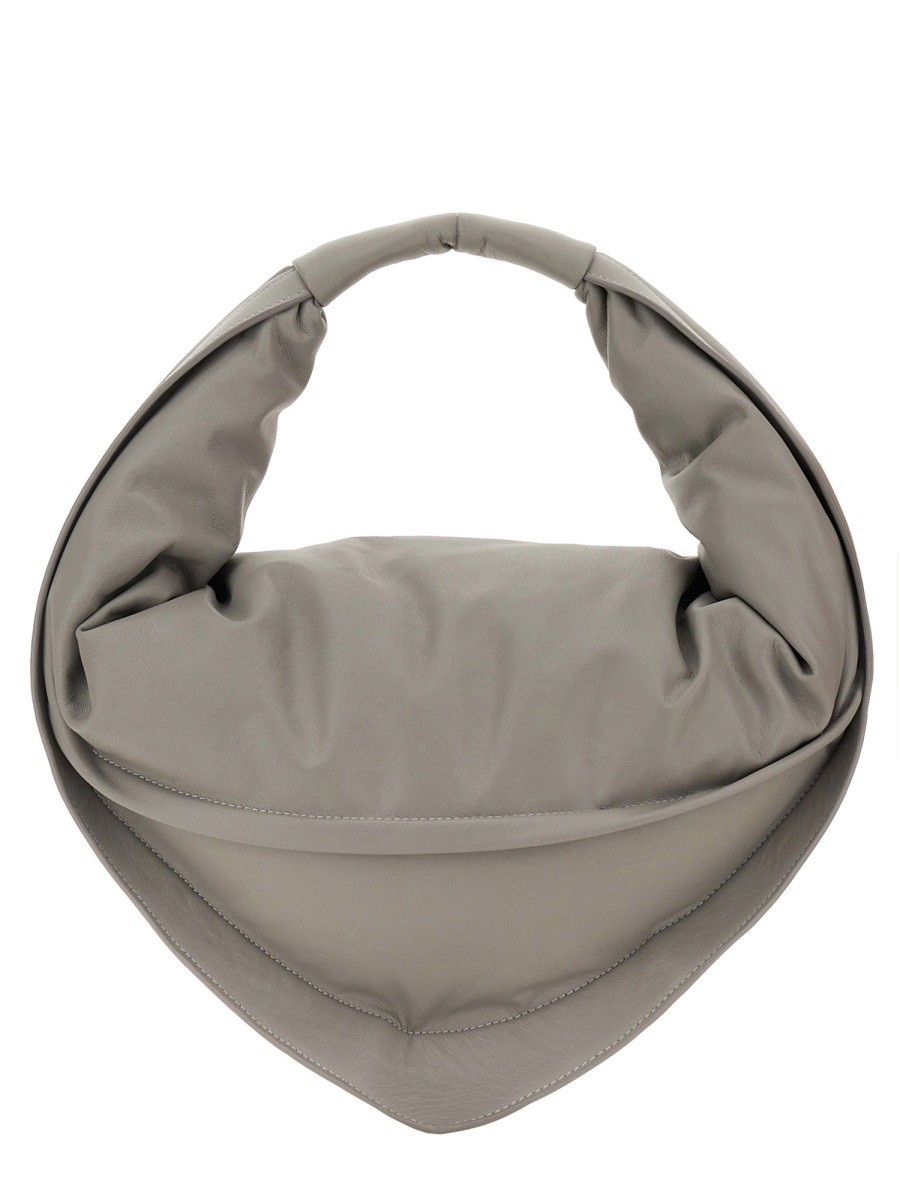 Refresh your wardrobe with the FEDERICO CINA women's "TORTELLINI" BAG in Grey