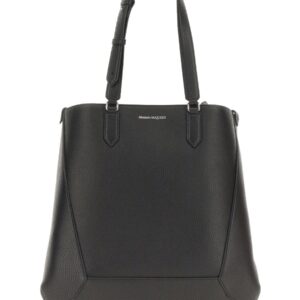 Refresh your wardrobe with the Alexander Mcqueen men's TOTE BAG THE EDGE in Black