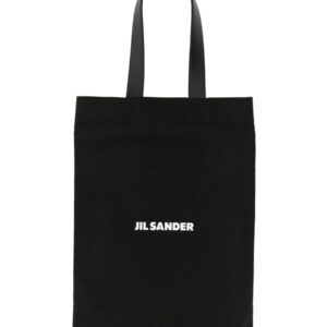 Discover the authentic JIL SANDER men's TOTE BAG WITH LOGO in Black