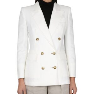 Discover the authentic Max Mara women's TRUE JACKET in White