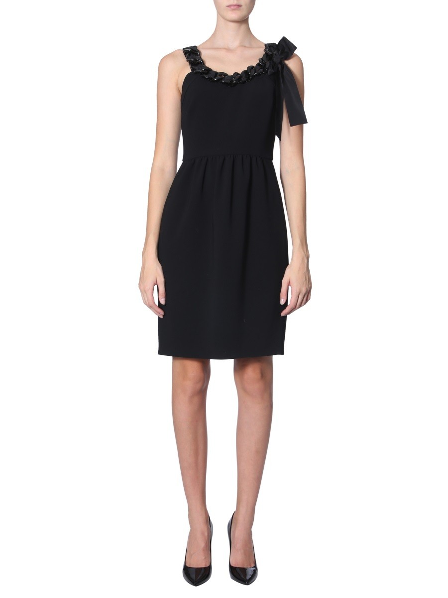 Refresh your wardrobe with the Boutique Moschino women's TUBINO DRESS in Black