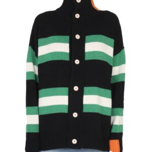Discover the authentic RIGHT FOR unisex TURTLENECK CARDIGAN in MULTICOLOUR