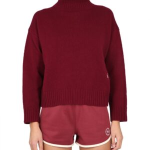 Discover the authentic SPORTY&RICH women's TURTLENECK SHIRT in Purple