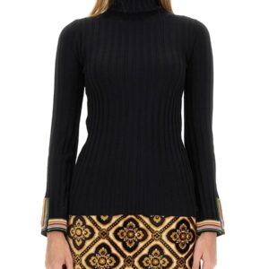Discover the authentic Etro women's TURTLENECK SHIRT in Black