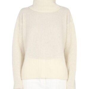 Discover the authentic Boss women's TURTLENECK SHIRT in White