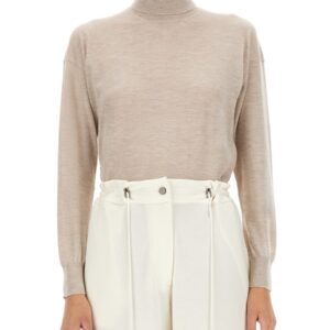 Refresh your wardrobe with the TOM FORD women's TURTLENECK SHIRT in beige