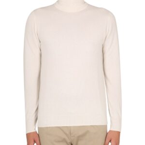 Elevate your look with the ASPESI men's TURTLENECK SWEATER in beige