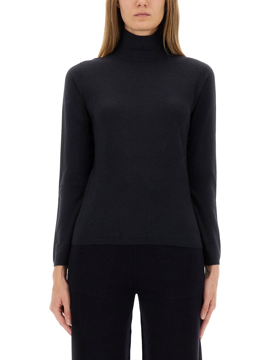 Discover the authentic Max Mara women's TURTLENECK SWEATER "MEANA" in Blue