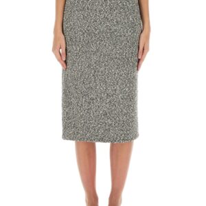 Discover the authentic Tory Burch women's TWEED SKIRT in Black