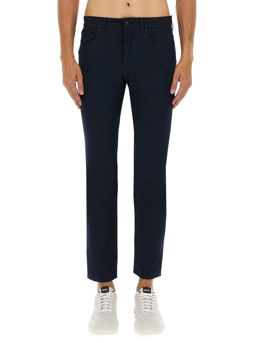 Discover the authentic Boss men's TWILL PANTS in Blue