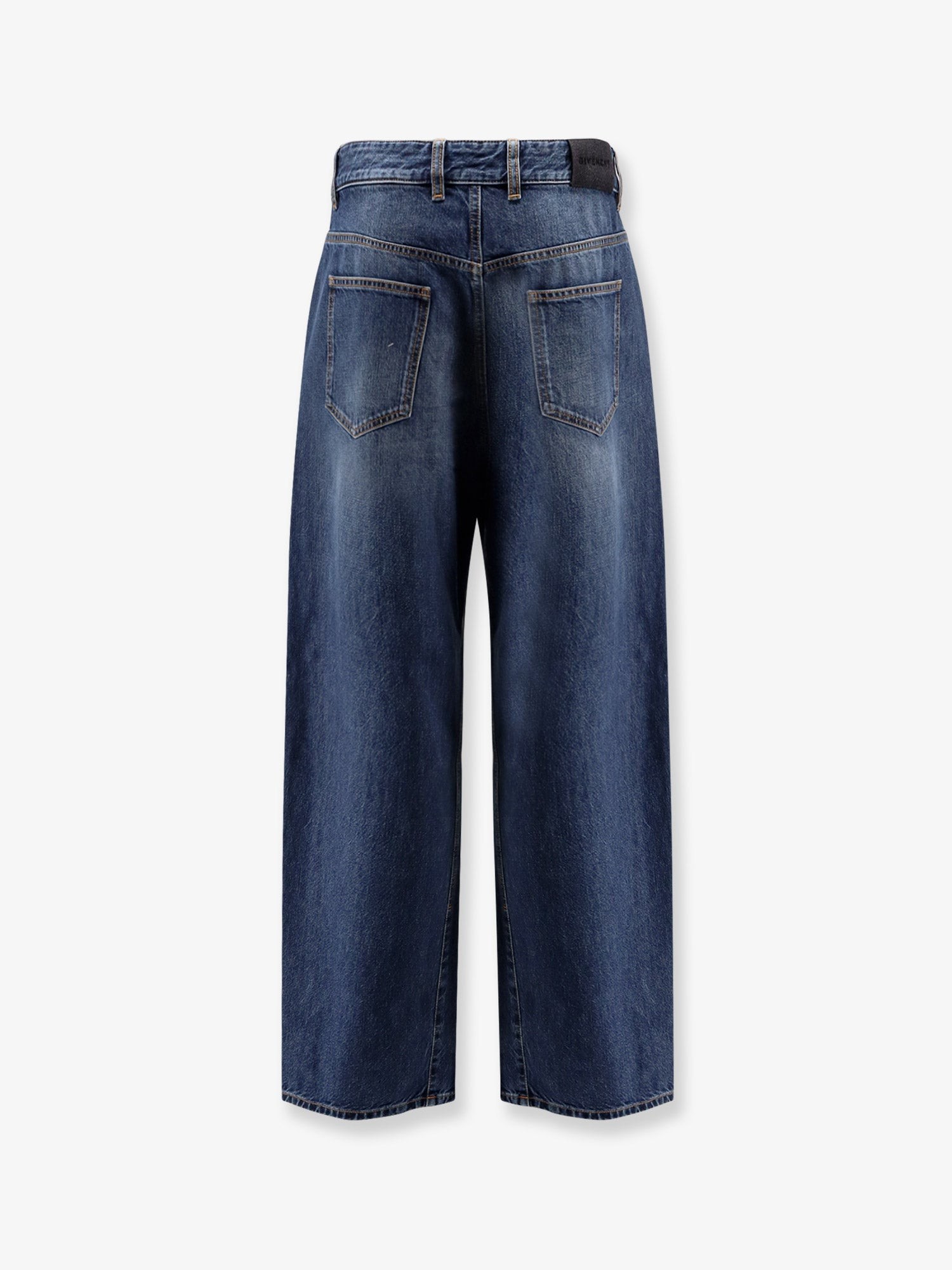 Twisted stone-washed denim jeans - Image 4