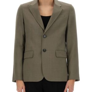 Refresh your wardrobe with the AMI PARIS men's TWO-BUTTON JACKET in GREEN