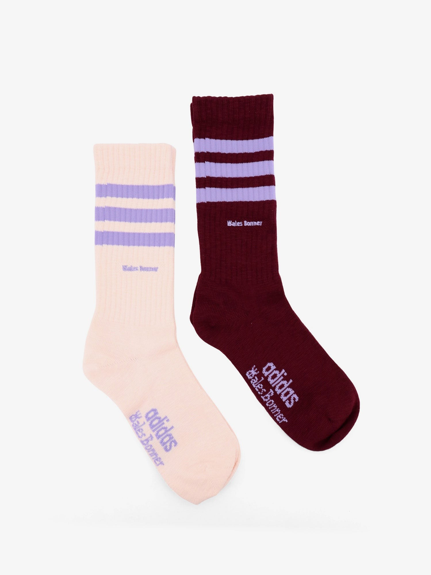 Discover the authentic ADIDAS X WALES BONNER men's Two-pack cotton blend socks in Marrone