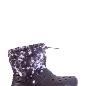 Discover the authentic CROCS women's TYE DYE LINED BOOT in Black