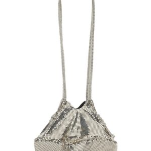 Elevate your look with the KARA women's UFO SHOULDER BAG in Silver