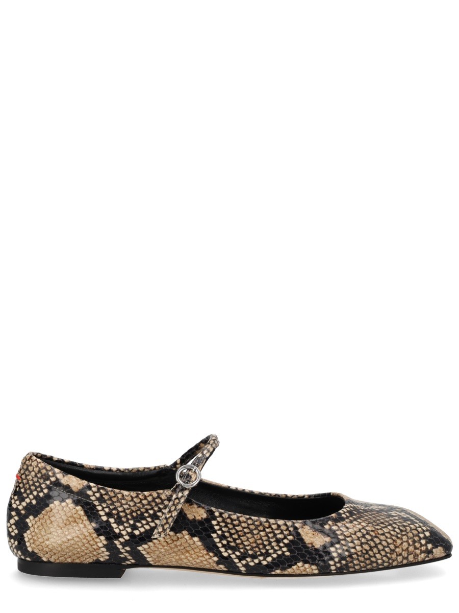 Discover the authentic AEYDE women's "UMA MARY-JANE" SHOE in ANIMALIER