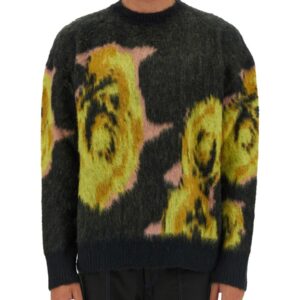 Discover the authentic msgm men's "UNDERGROUND PIXELLED ROSES" JERSEY in MULTICOLOUR