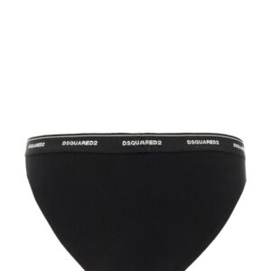 Refresh your wardrobe with the Dsquared2 women's UNDERWEAR WITH LOGO BAND in Black