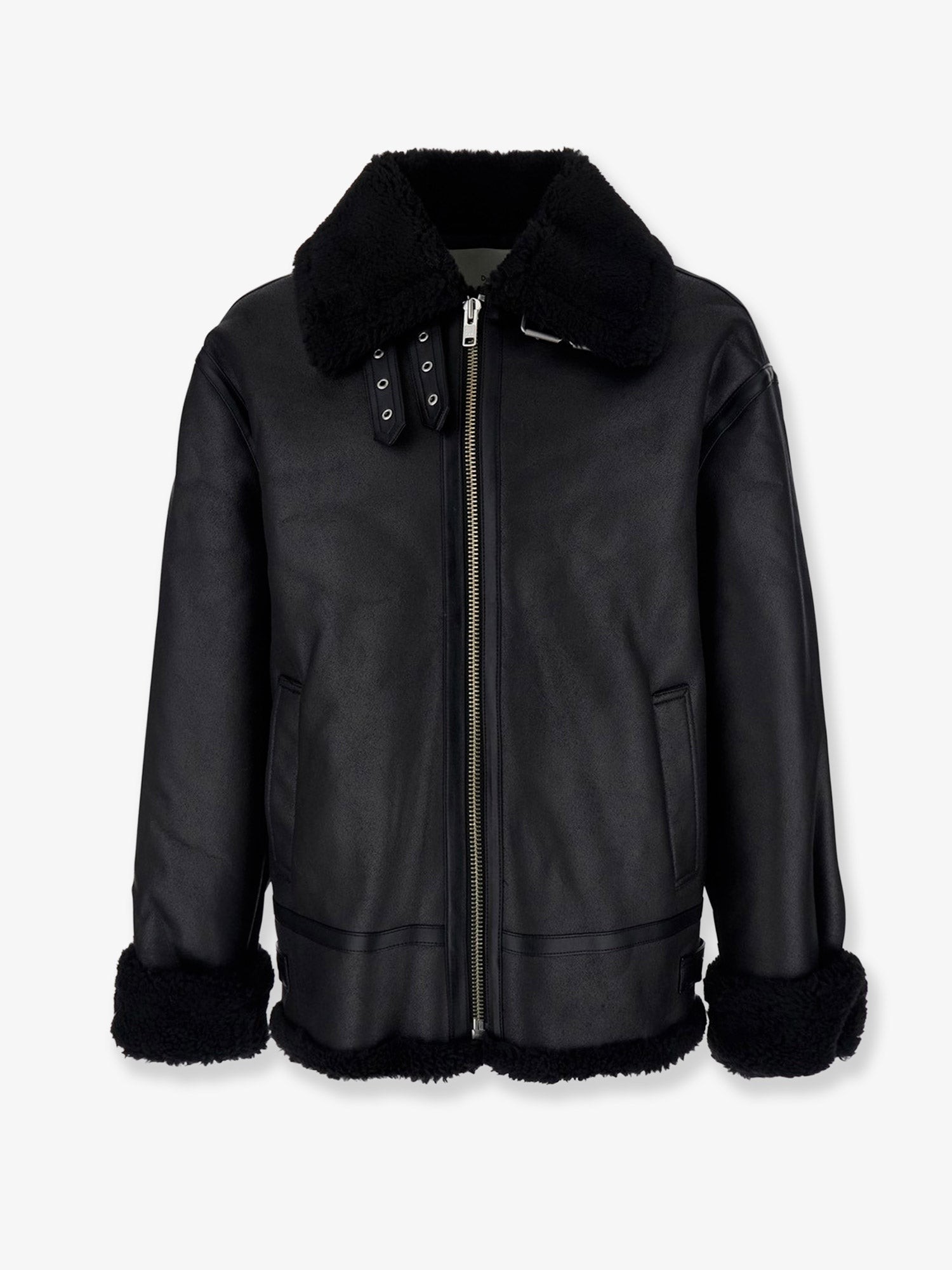 Discover the authentic DUNST unisex Unisex eco-shearling jacket in Nero