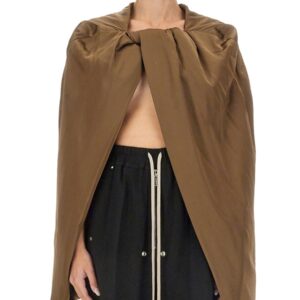 Refresh your wardrobe with the RICK OWENS women's UPHOLSTERED HOOD in Brown