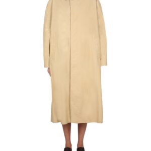 Explore the authentic Maison Margiela women's UTILITY STYLE TRENCH COAT in beige