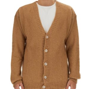 Discover the authentic FAMILY FIRST men's V-NECK CARDIGAN in beige