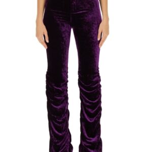 Discover the authentic Gucci women's VELVET PANTS in Purple