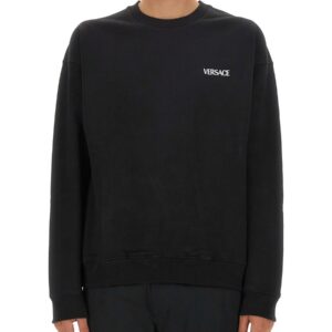 Refresh your wardrobe with the Versace men's VERSACE HILLS SWEATSHIRT in Black
