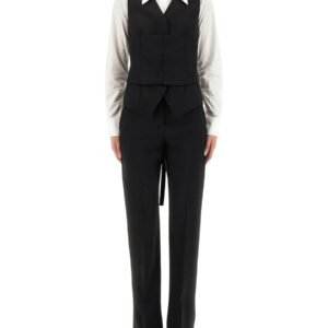 Refresh your wardrobe with the Alexander Mcqueen women's VEST CORSET in Black