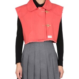 Discover the authentic FAY women's VEST TWO HOOKS in Red