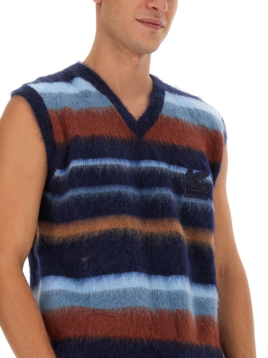 VEST WITH STRIPE PATTERN - Image 4