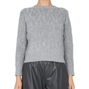Discover the authentic Fabiana Filippi women's VIRGIN WOOL SWEATER in Grey