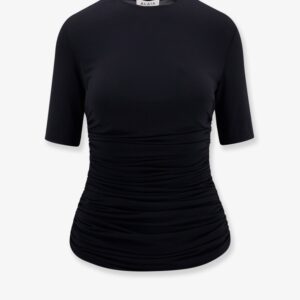 Discover the authentic ALAIA women's Viscose T-shirt in NOIR ALAIA