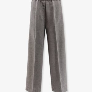 Discover the authentic TOTEME women's Viscose trousers in MID GREY MELANGE