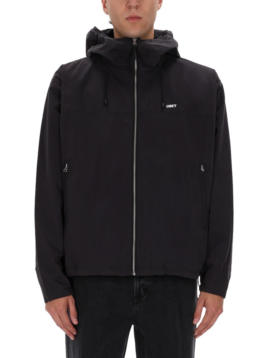 Elevate your look with the OBEY men's "VISTA" JACKET in Black