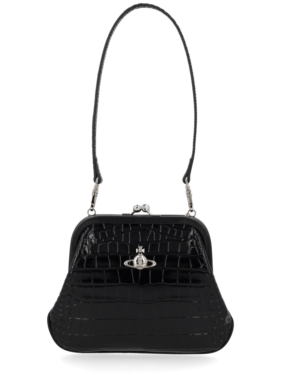 Explore the authentic Vivienne Westwood women's "VIVIENNE'S CLUTCH" BAG in Black