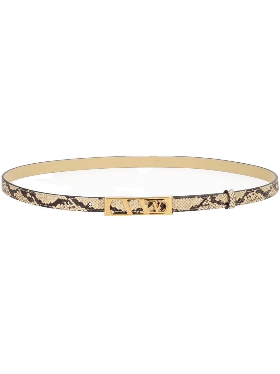 Explore the authentic Valentino Garavani women's "VLOGO SIGNATURE" BELT in ANIMALIER