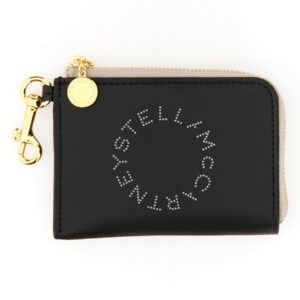 Discover the authentic stella mccartney women's WALLET WITH LOGO in Black