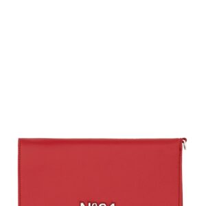 Discover the authentic N°21 women's WALLET WITH LOGO in Red