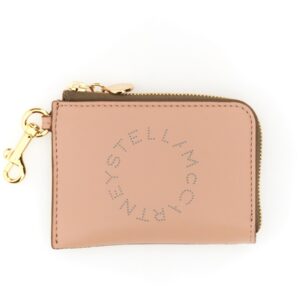 Discover the authentic stella mccartney women's WALLET WITH LOGO in POWDER