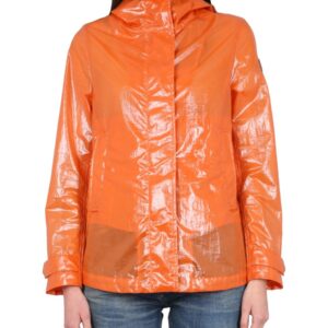 Refresh your wardrobe with the COLMAR ORIGINALS women's WAXED JACKET in orange