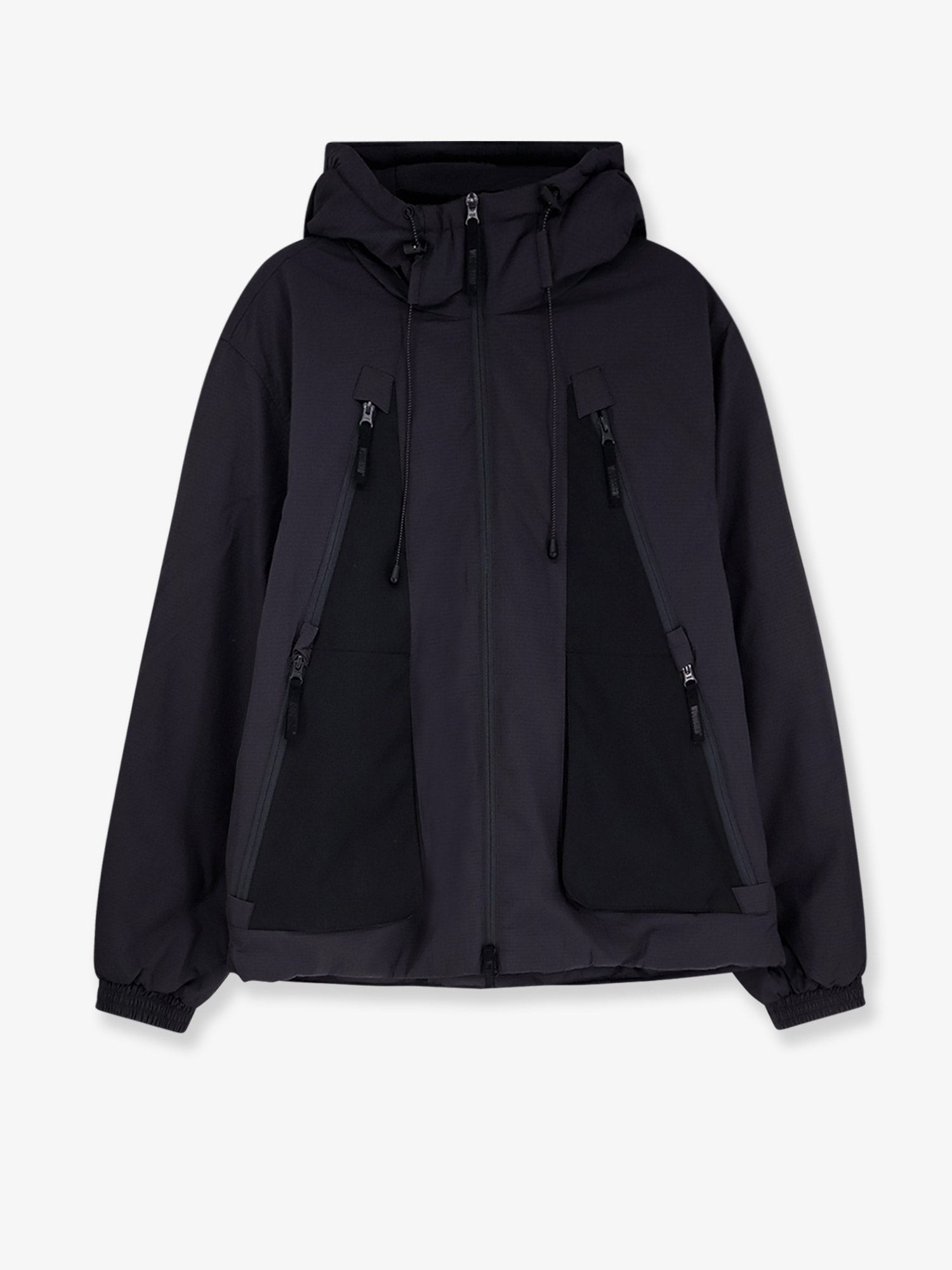 Discover the authentic WOODBIRD men's WB Shoung Tech nylon jacket in Black