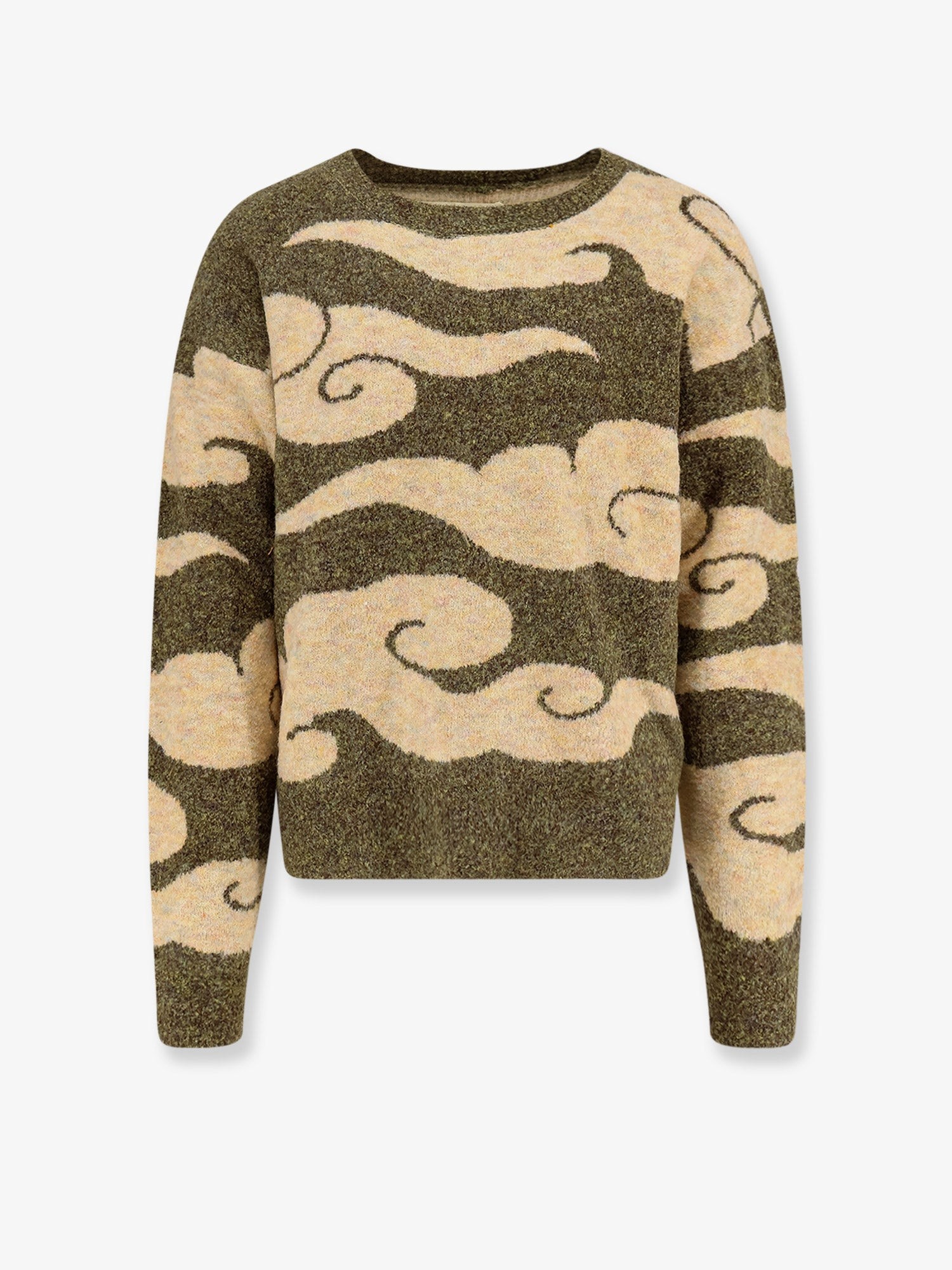 Discover the authentic WOODBIRD men's WBKurt Cloud sweater in DARK GREEN