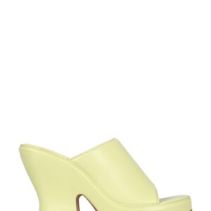 Discover the authentic Bottega Veneta women's WEDGE SANDALS in Yellow