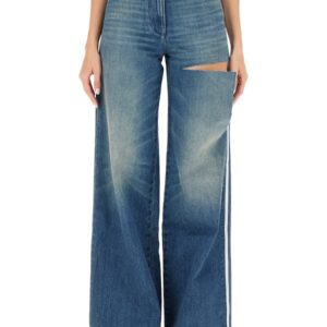 Discover the authentic PETER DO women's WIDE JEANS. in Blue