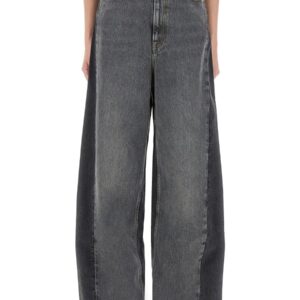 Discover the authentic stella mccartney women's "WIDE LEG" JEANS in Black