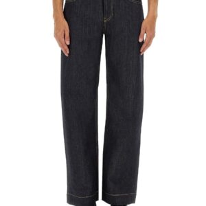 Refresh your wardrobe with the Alexander Mcqueen men's WIDE LEG JEANS in DENIM