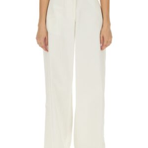 Elevate your look with the JIL SANDER women's WIDE LEG PANTS in White