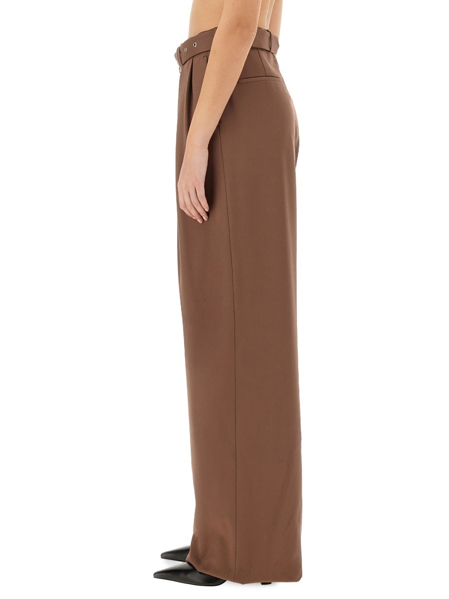 WIDE-LEG PANTS WITH BELT - Image 3